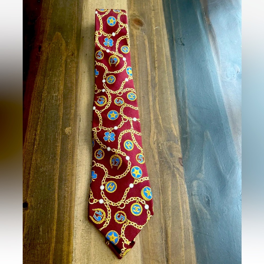 Authentic Chanel tie for men.